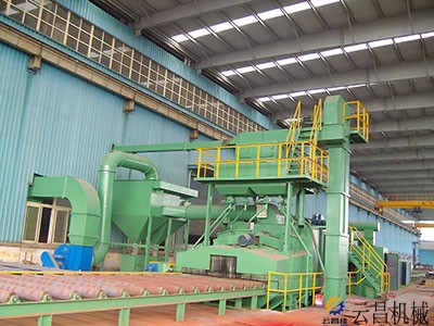 3 m steel plate pretreatment production line