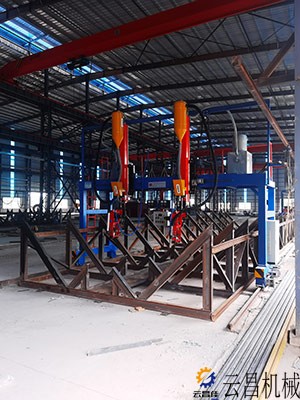 Steel Structure Production, Ambush Welding Machine