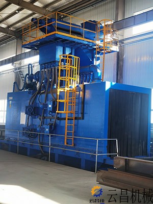 Steel Structure Production, Rust Removal, Shot Blasting Machine